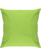 Pack of 2 Water Resistant Outdoor Hollowfibre Filled Waterproof Garden Furniture Decorative Cushion Covers for Sofa Chair Couch Bedroom 18x18 inch (Green, 2, 18" x 18" (45 x 45 cm))