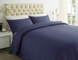 Sapphire Collection 100% Egyptian Cotton Stripe TC400 Duvet Cover Set